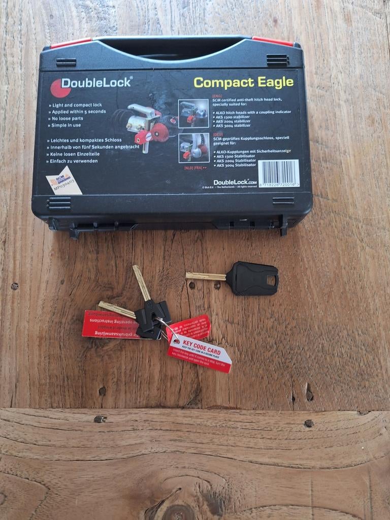 Double lock mooi slot, Caravans en Kamperen, Verzenden, Zo goed als nieuw