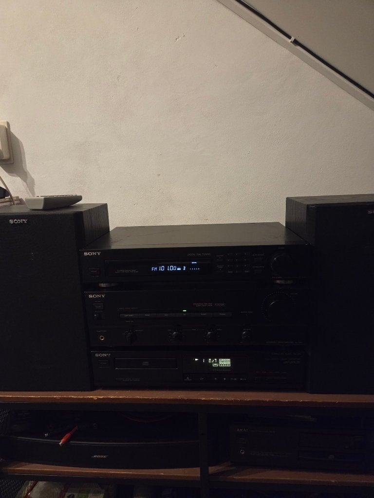 Sony stereo set compleet met speakers, Ophalen, Tuner of Radio, Losse componenten, Zo goed als nieuw