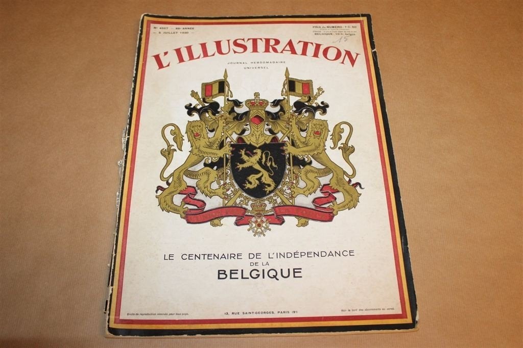 L Illustration 1930 Nr 4557 — Onafhankelijk België, Boeken, Ophalen of Verzenden, Gelezen, Europa