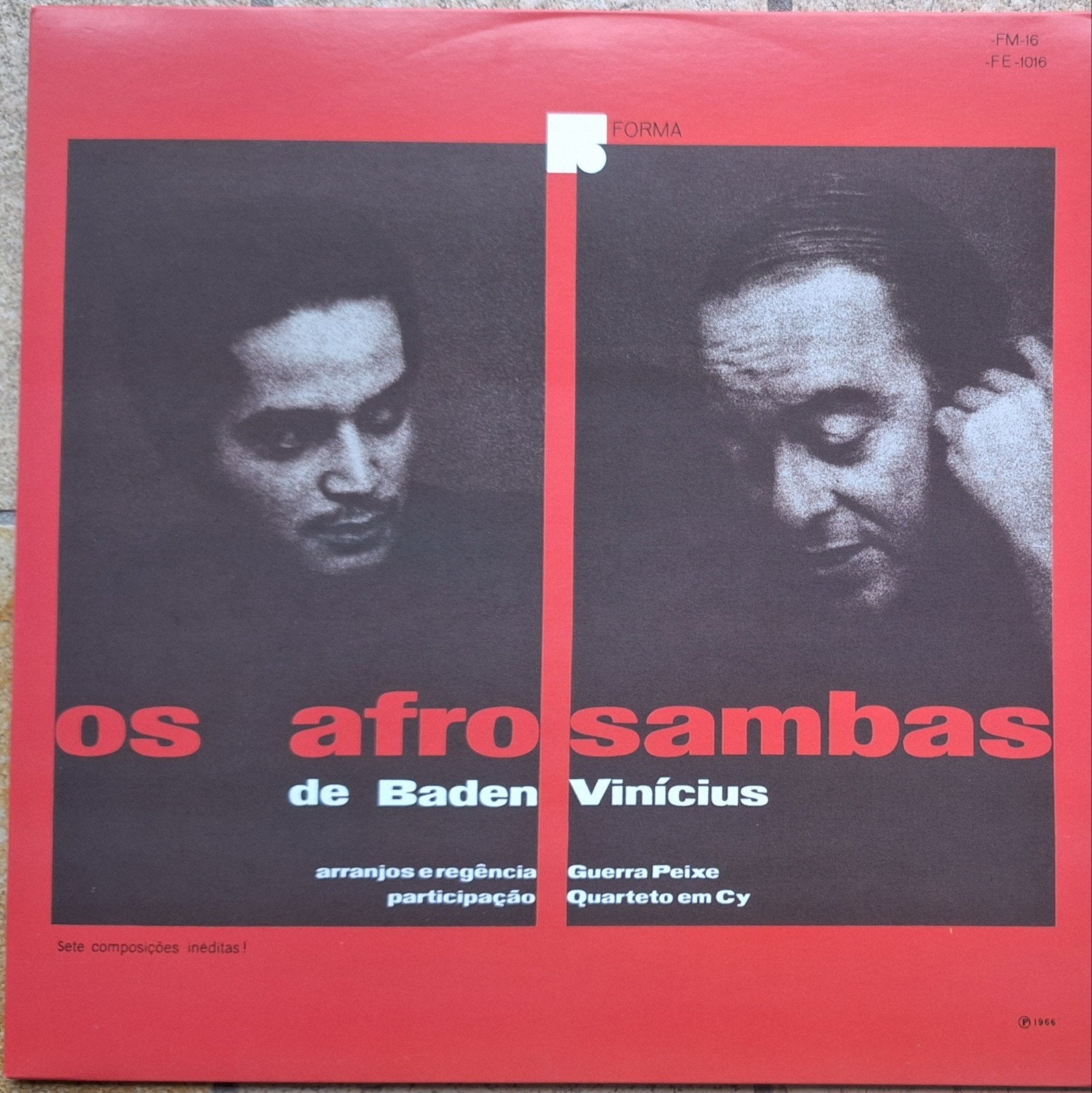 Baden Powell e Vinicius de Moraes - Os Afro Sambas (LP), LP, Ophalen of Verzenden, Reissue, 12 inch