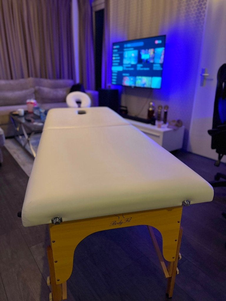 leuke massage tafel voor leuk prijsje, Ophalen, Gebruikt, 50 tot 100 cm, 50 tot 100 cm