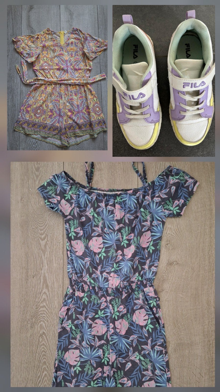 set kleding en sneakers, Fila, Meisje, Ophalen of Verzenden, Zo goed als nieuw