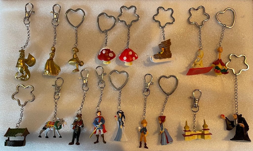 efteling unieke sprookjes sleutelhangers, per stuk te koop, Ophalen of Verzenden, Nieuw, Overige typen