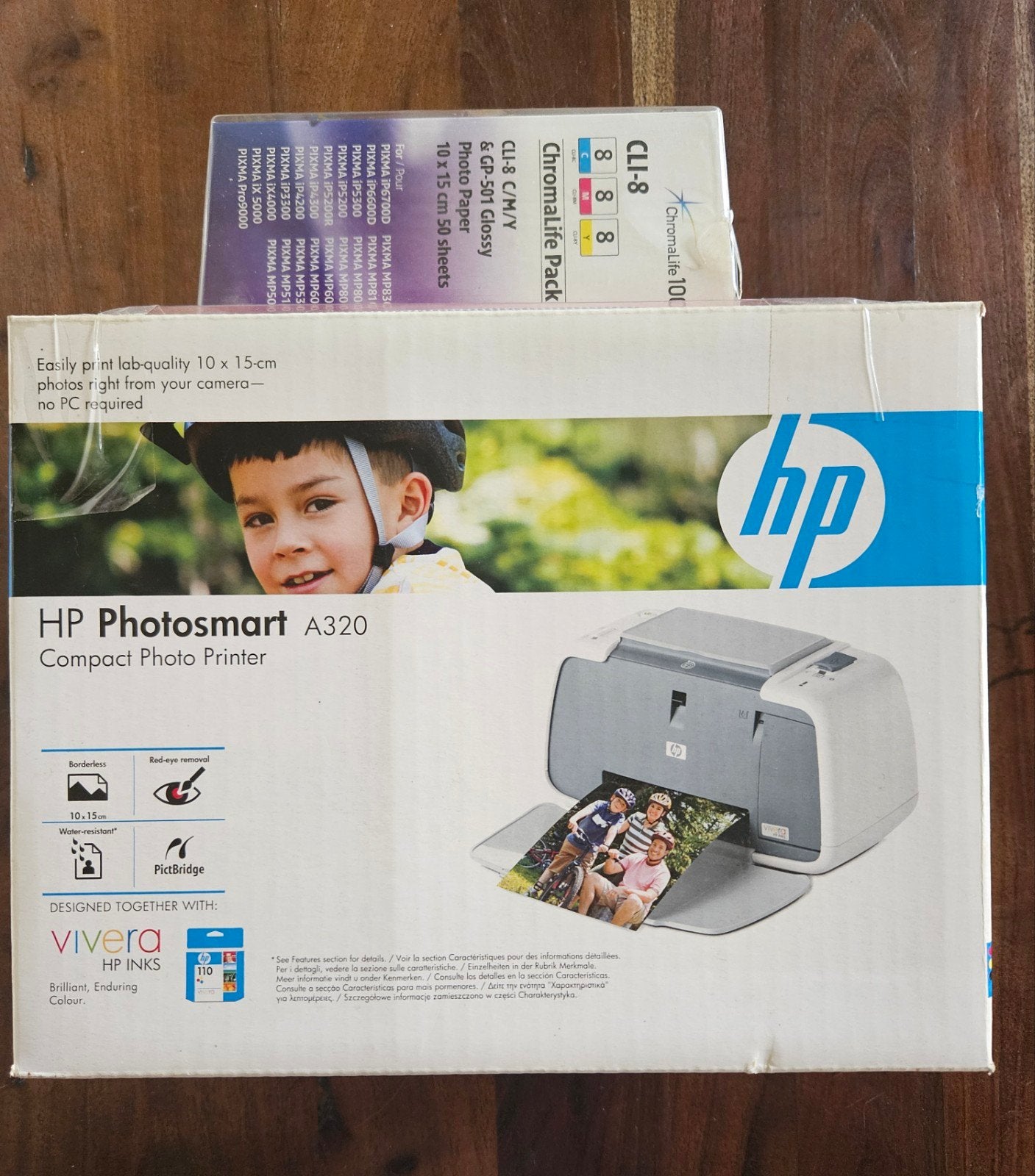 HP Photosmart A320 Compacte Fotoprinter, Computers en Software, Printers, Ophalen, Fotoprinter, PictBridge, Inkjetprinter