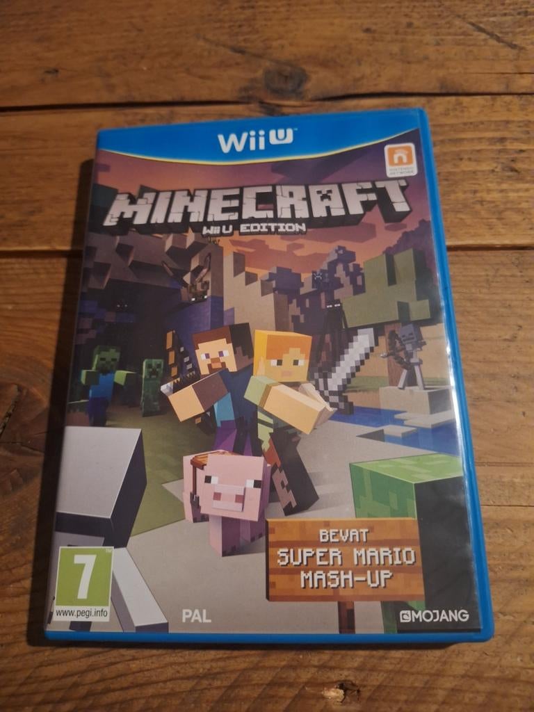 Minecraft- Wii U, Ophalen of Verzenden, Zo goed als nieuw, 3 spelers of meer, Strategie en Constructie