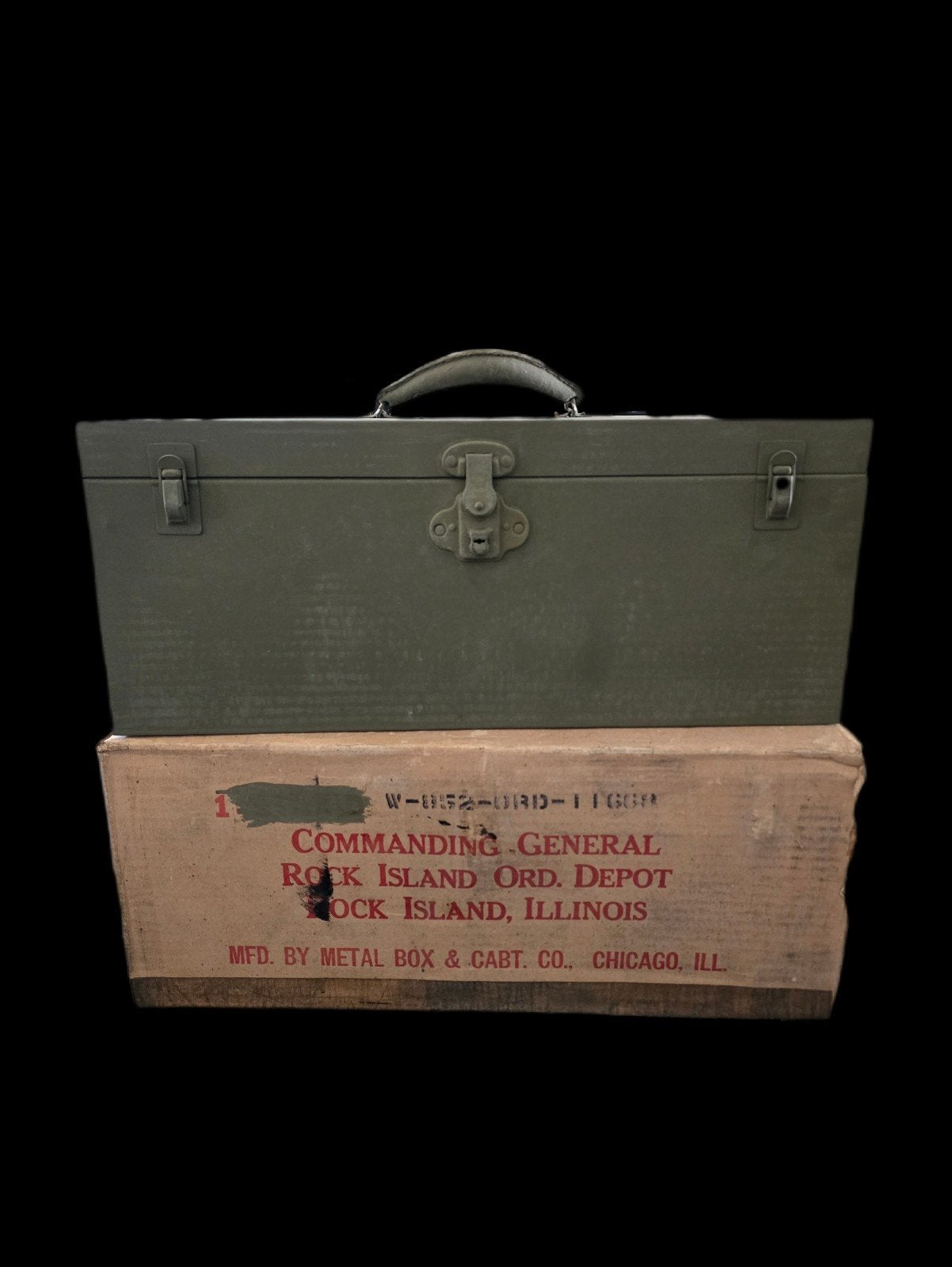US ww2 Originele gereedschapskist, Ophalen of Verzenden, Amerika