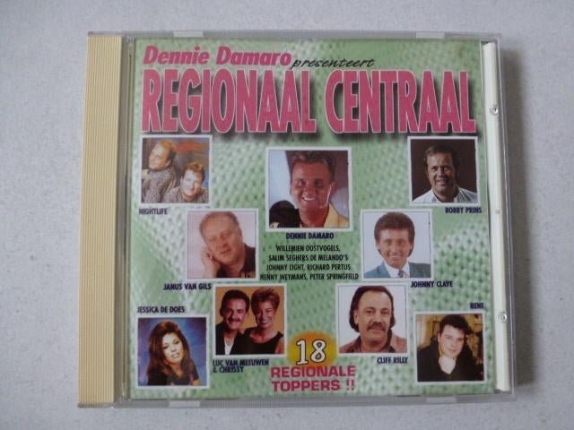 CD Dennie Damaro REGIONAAL CENTRAAL 18 REGIONALE TOPPERS, Ophalen of Verzenden, Zo goed als nieuw, Levenslied of Smartlap