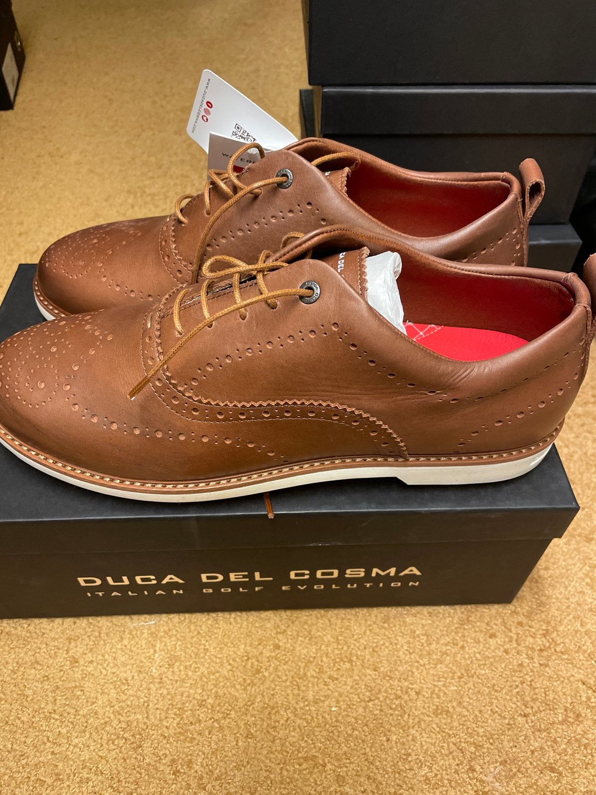 Duca del Cosma Churchill golfschoenen heren - Maat 45, Overige merken, ., Schoenen, Nieuw