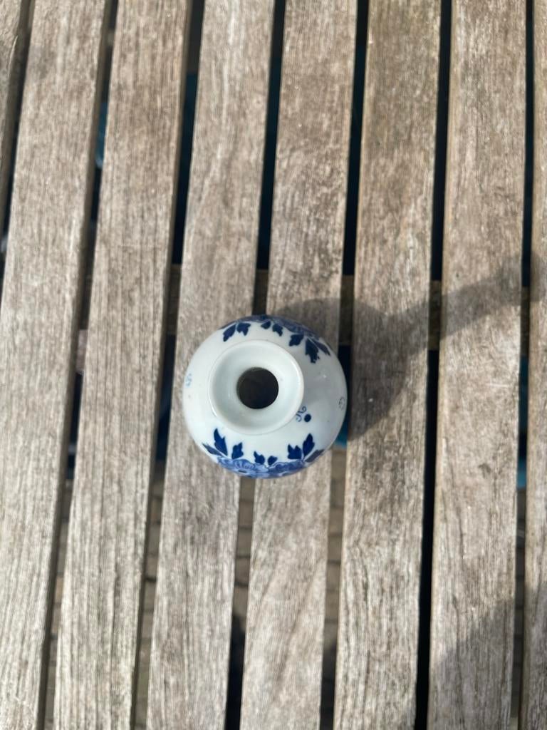 Antieke Chinese Vaas - Blauw-Wit Porselein, Ophalen of Verzenden, Zo goed als nieuw