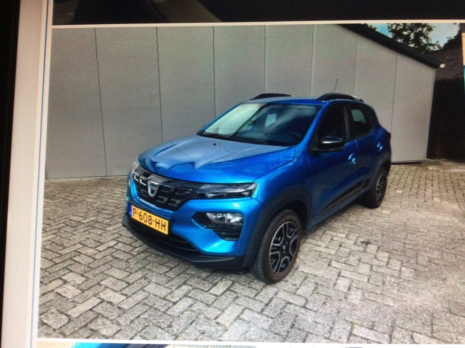 Dacia Spring Electric 45 2022 Blauw, Auto's, 38 min, Origineel Nederlands, Elektrisch, Particulier
