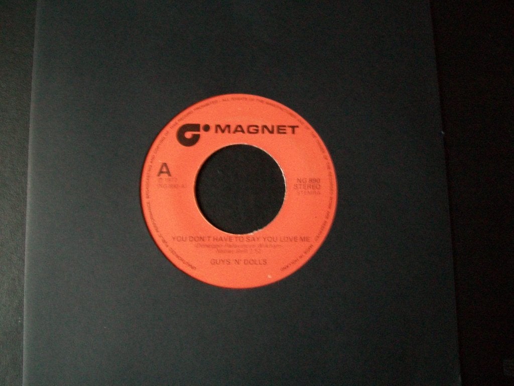 GUYS 'N DOLLS met You Have don't to Say ..7 inch (1977) zgan, Verzenden, 7 inch, Zo goed als nieuw, Pop