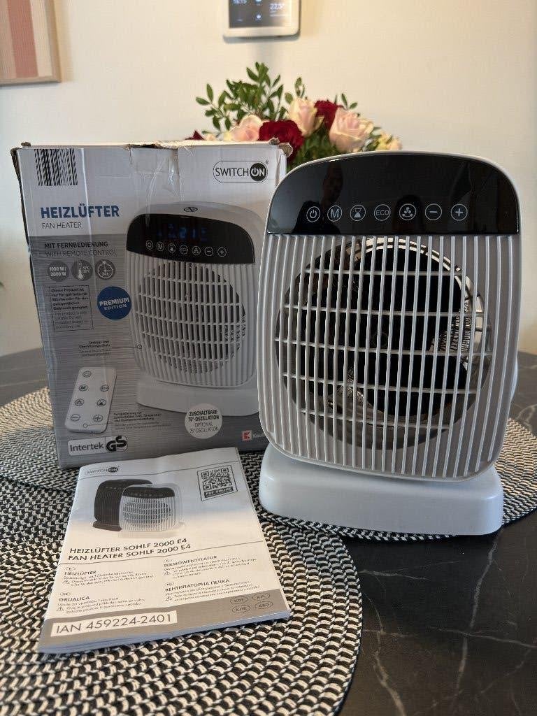 Switch On Heizlüfter (Kachel) met afstandsbediening-1, Huis en Inrichting, Overige soorten, Elektrisch, Onbekend, Nieuw