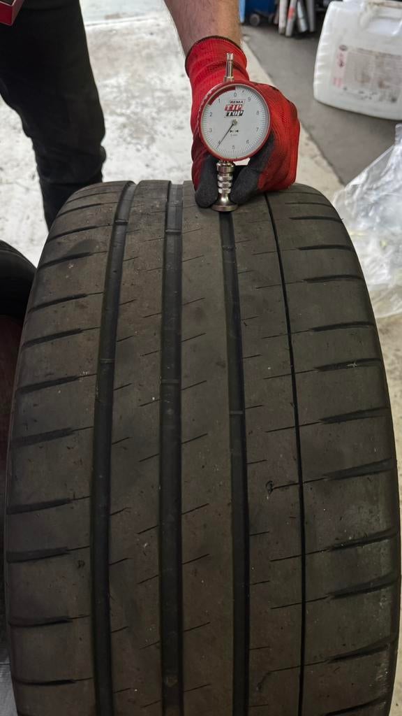Michelin pilot sport 4s gebruikte banden 4mm zomerbanden, Gebruikt, 275 mm, Ophalen of Verzenden, Band(en)