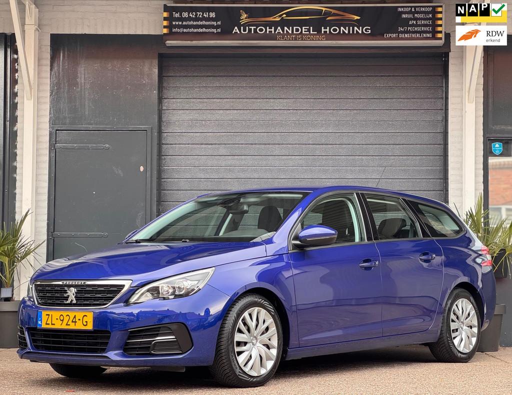 Peugeot 308 SW 1.2 PureTech|NAVI|6BAK|LEDER|CARPLAY|, Gebruikt, Euro 6, 1199 cc, Blauw