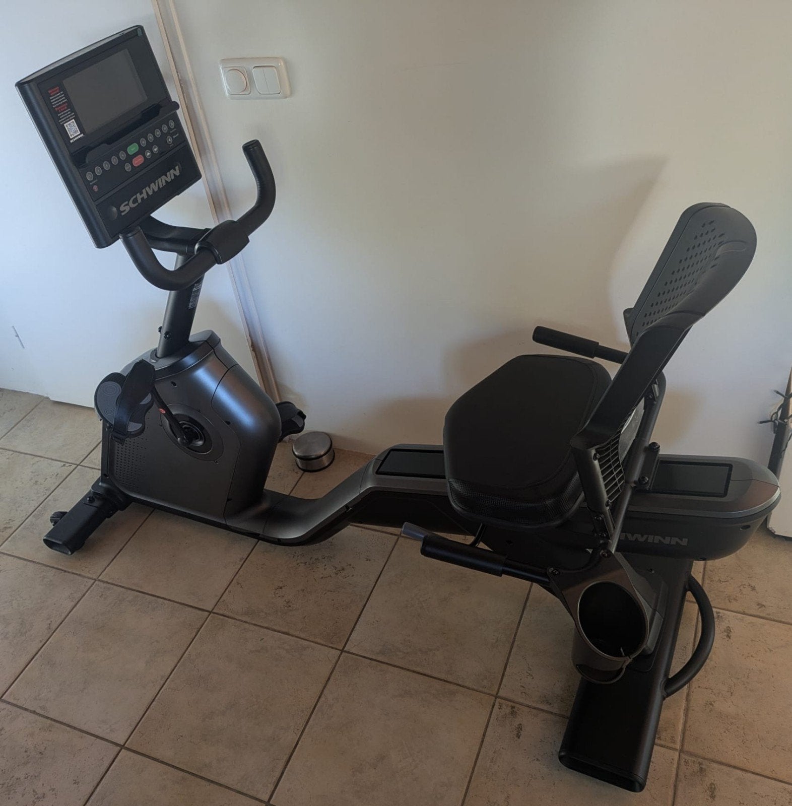 Foto 2 van Schwinn 590R ligfiets - hometrainer, lengte 1,69