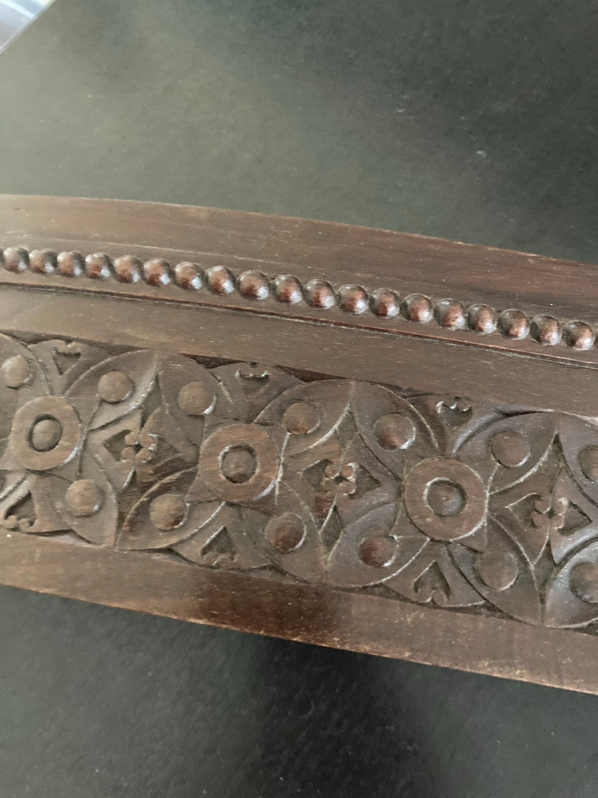 Antiek houtsnijwerk paneel, decoratief, Verzenden