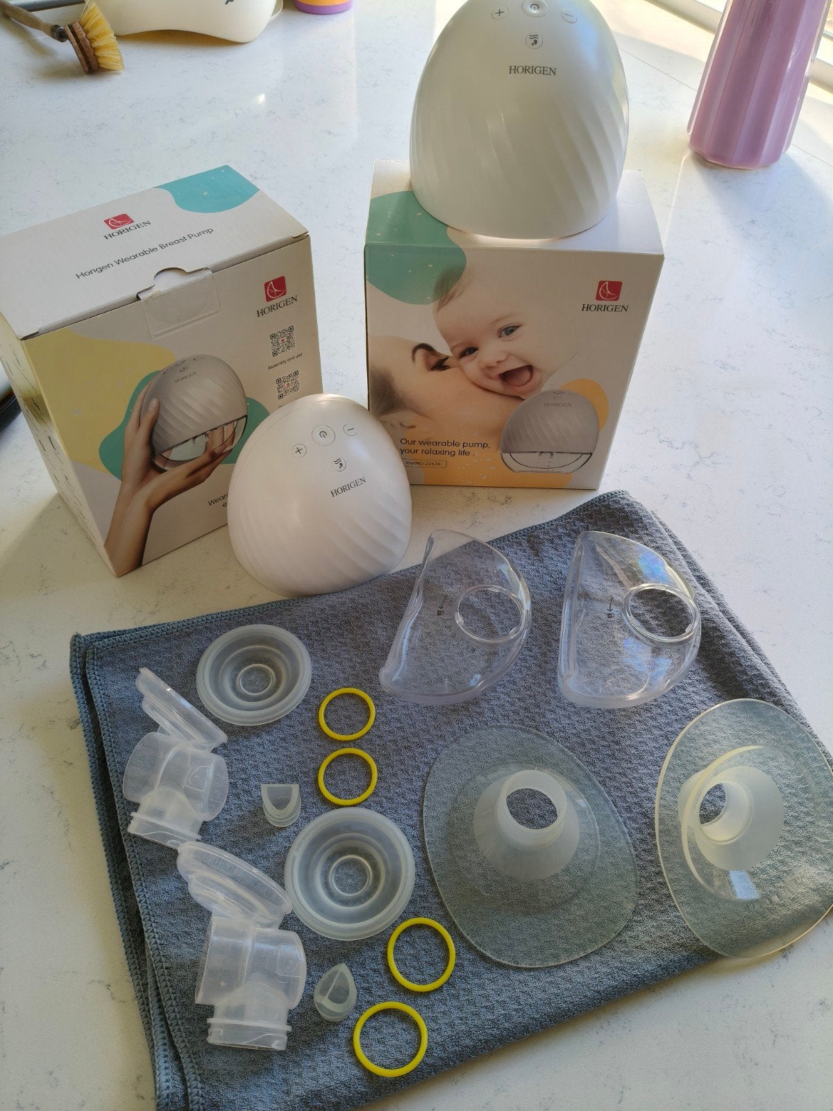 Horigen draadloze borstkolf, Kinderen en Baby's, Gebruikt, Borstkolf, Ophalen of Verzenden, Horigen