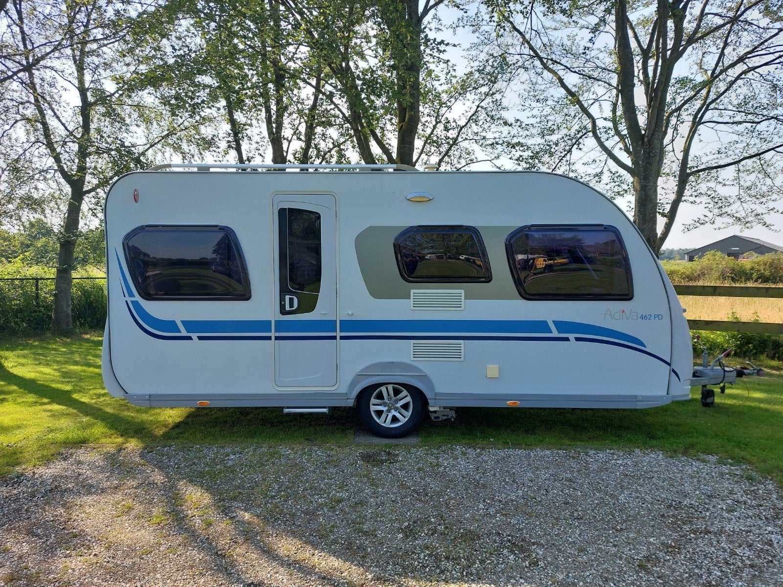 Adria Adiva 462PD 2008 mover, Caravans en Kamperen, Caravans, Vast bed, Rondzit, Koelkast, Particulier