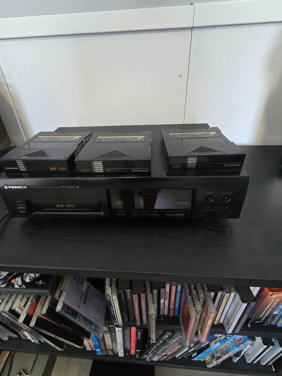 Pioneer PD-M403 vd speler met cartridges, Audio, Tv en Foto, Cd-spelers, Ophalen, Pioneer, Wisselaar