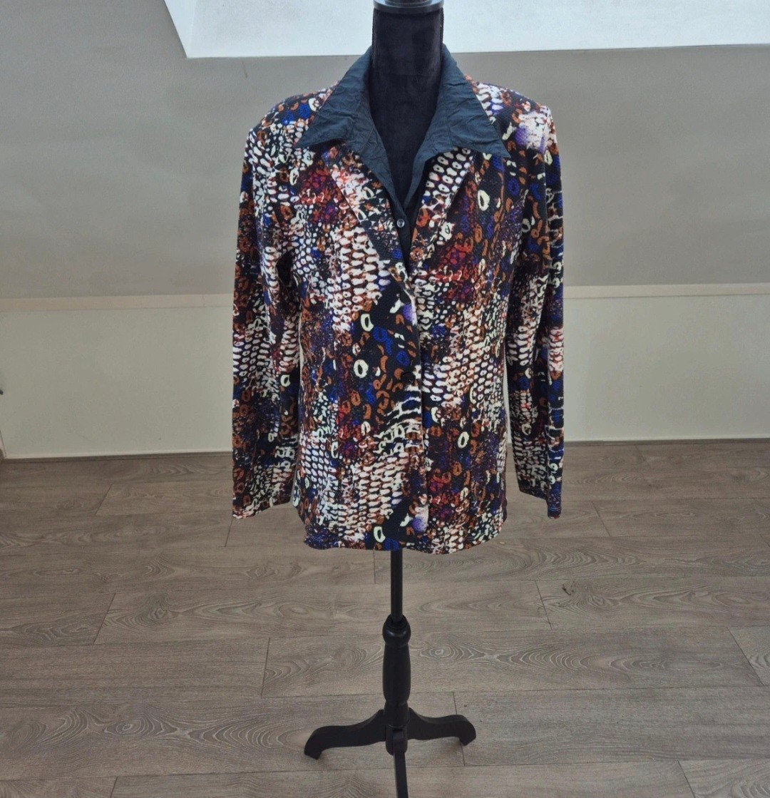 vintage style blazer. maat 42, Maat 42/44 (L), Oh LaLa, Zo goed als nieuw, Jasje