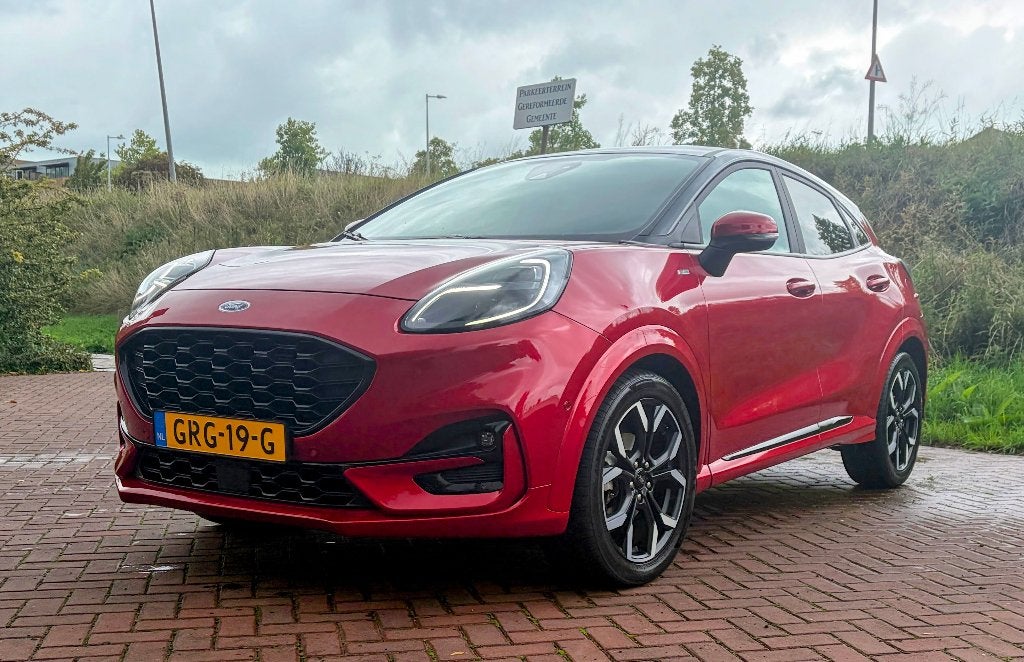 Ford Puma 1.0i Ecoboost Hybrid  ST Line X 155pk 2020 Rood, Auto's, Ford, Voorwielaandrijving, Puma, Verblindingsvrij grootlicht