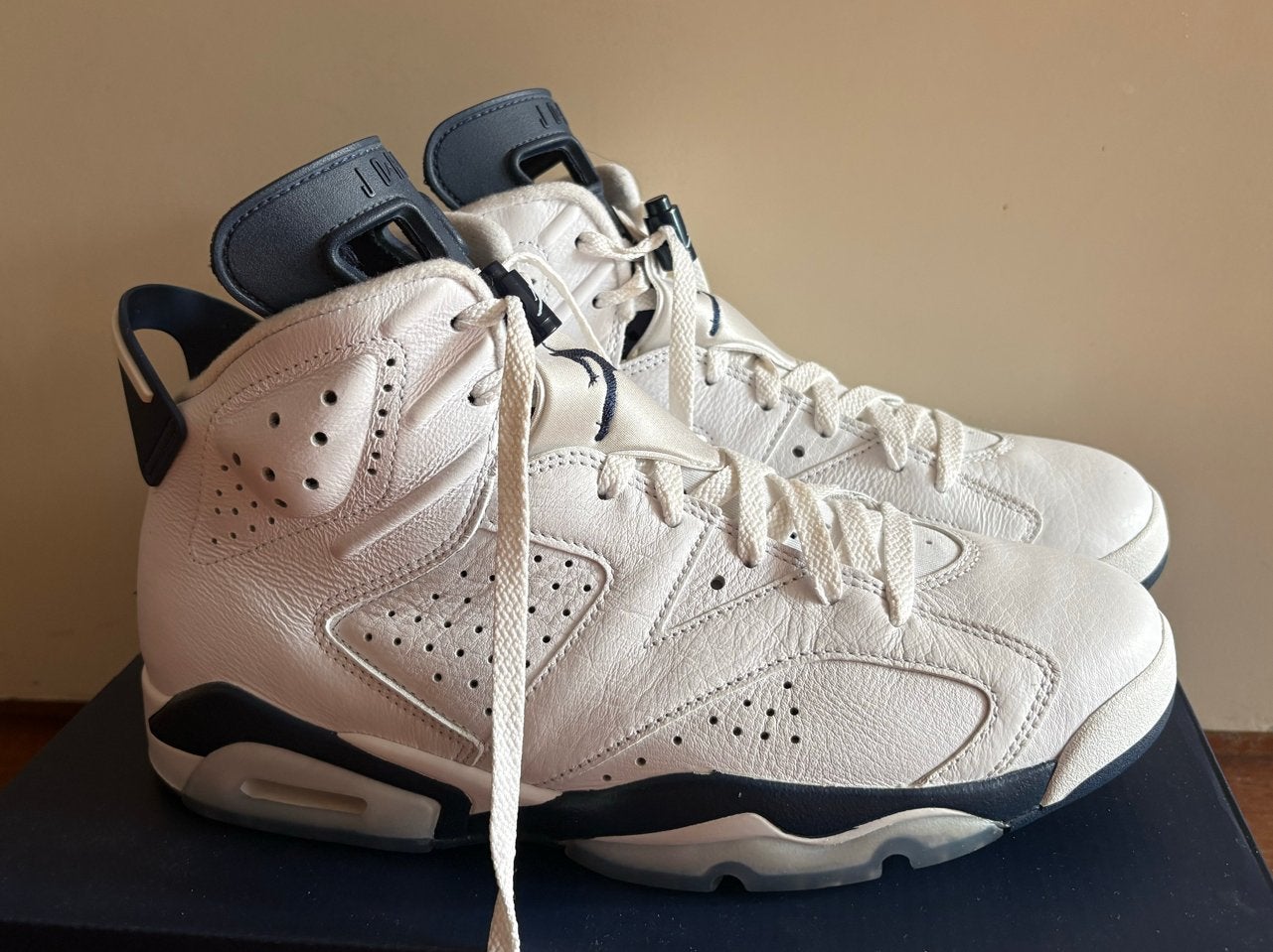 Nike Air Jordan 6 Retro CT8529-141 - Maat 44, Wit, Ophalen of Verzenden, Sneakers of Gympen, Zo goed als nieuw