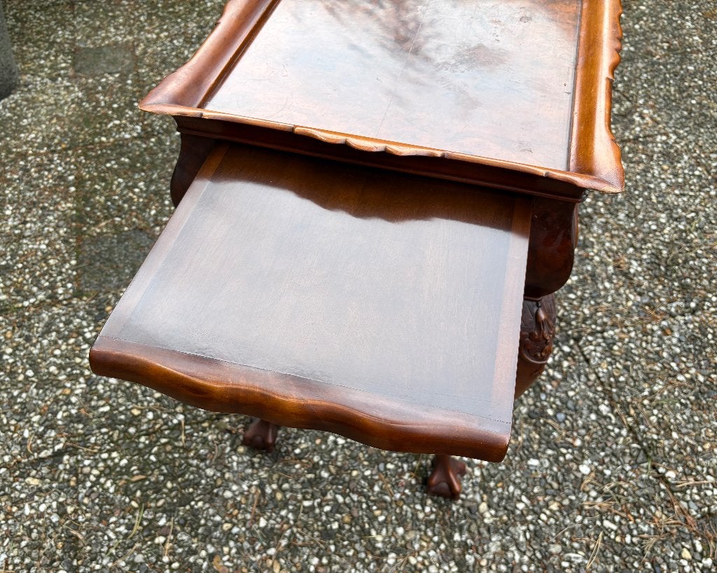 Klassiek Engelse theetafel/bar/dranktafel , Huis en Inrichting, Ophalen, Gebruikt, 50 tot 100 cm, Chippendale revival, Tea Table, Butler's Table