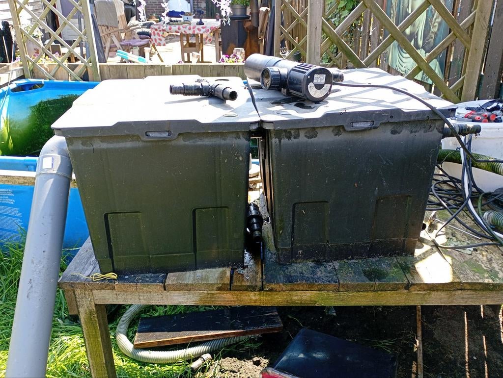 BioBox 60.000 Tweekamerfilter voor vijver met UVC-unit, Ophalen, Gebruikt, Vijverfilter