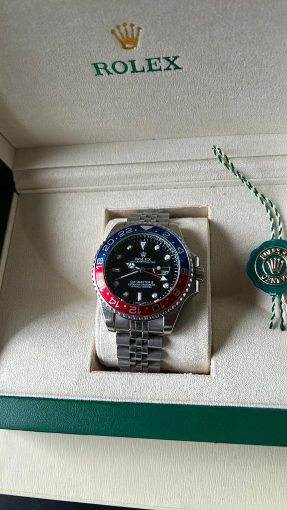 Rolex pepsi, Ophalen of Verzenden, Zo goed als nieuw, Staal, Rolex