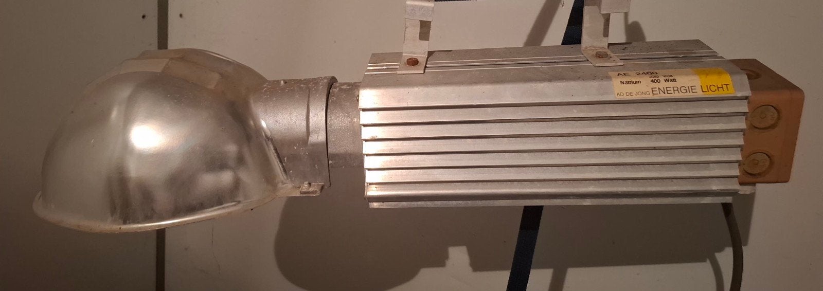 Energie Licht AE 2400 Natriumlamp 220V 400W, Overige merken, Gebruikt, Zilver, Ophalen