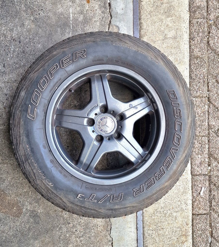 Autovelgen 17 inch velgen voor Mercedes G klasse AMG, Ophalen, 18 inch, Gebruikt, Velg(en)