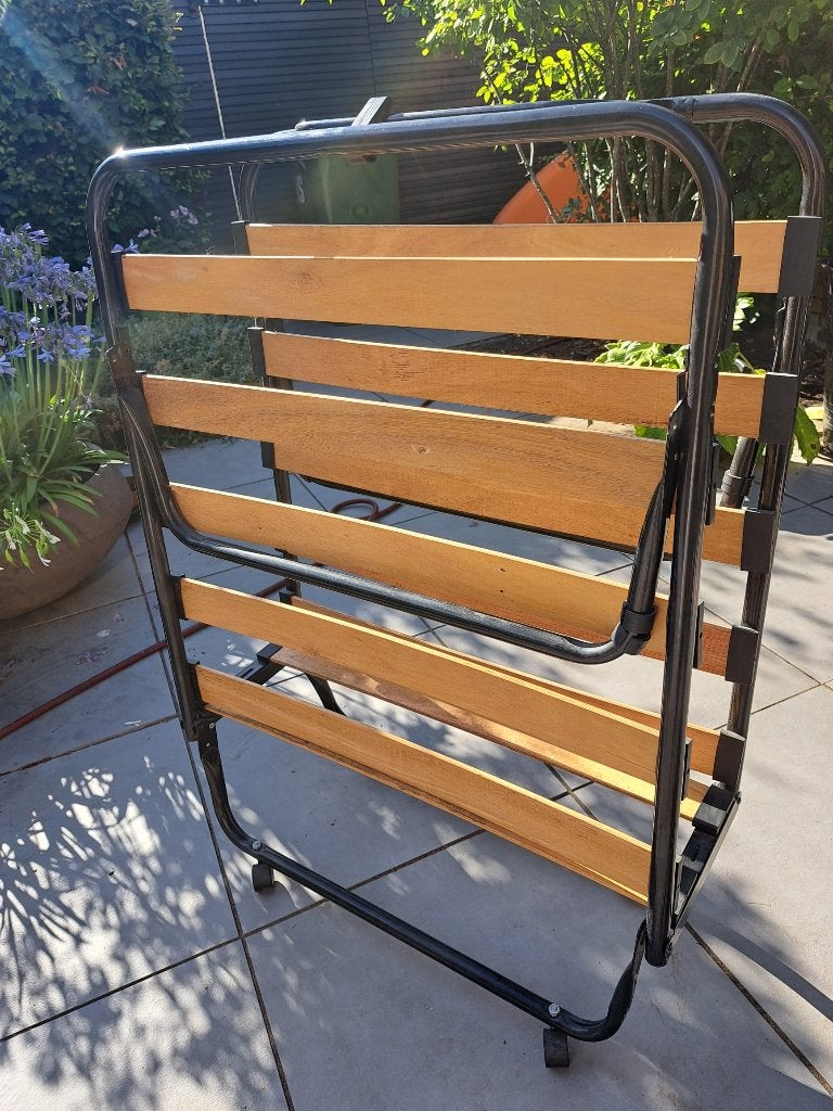 Opklapbed ( zonder matras), Ophalen, Eenpersoons, Zwart, 190 cm of minder