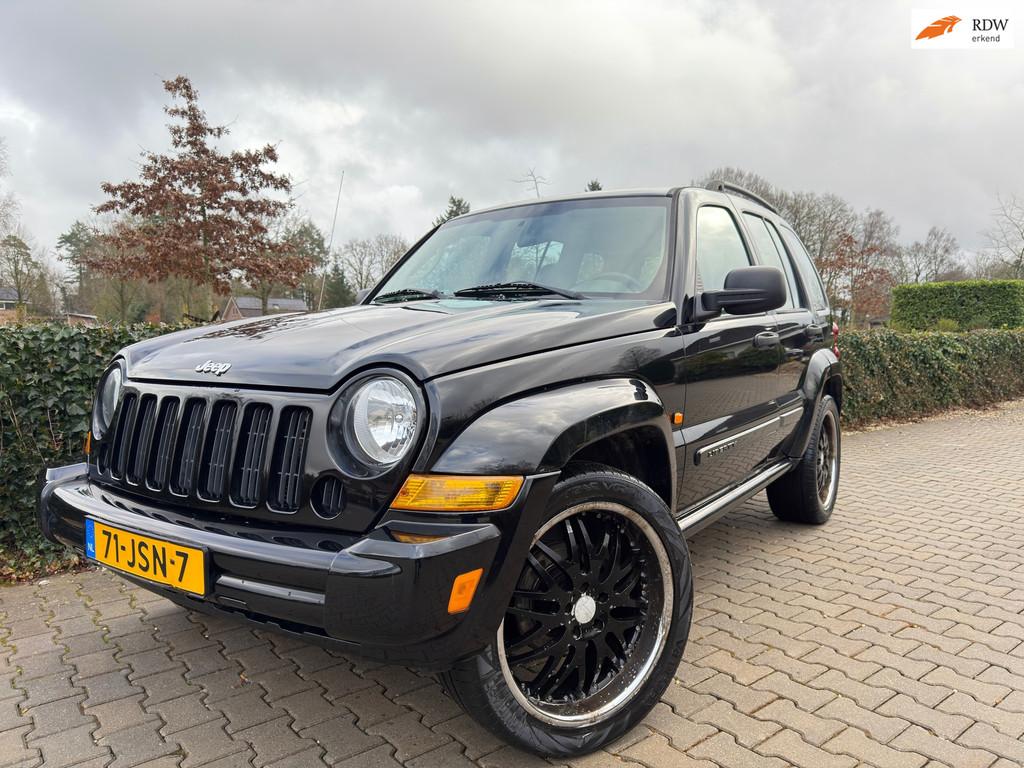 Jeep Grand Cherokee 3.7 V6 Liberty Automaat , LPG G3 , Airco, Auto's, Jeep, Automaat, Stof, Gebruikt, Zwart