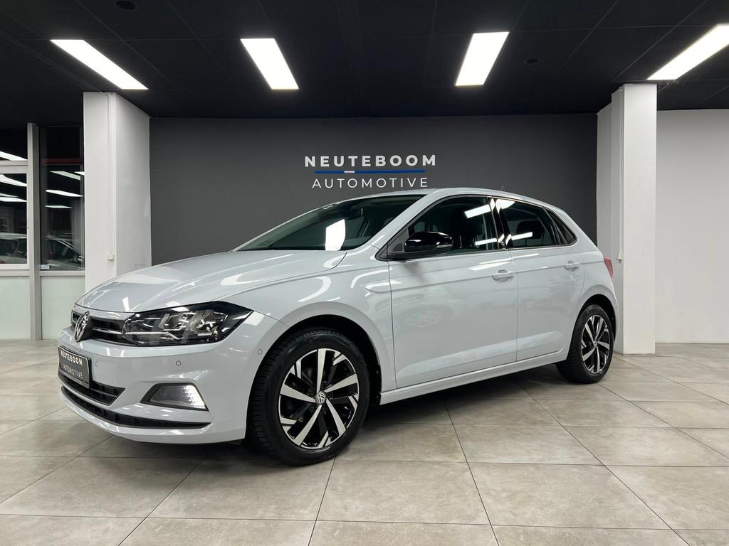 Volkswagen Polo 1.0 Beats | Stoelverwarming | Carplay |, Auto's, Gebruikt, Zwart, Leder en Stof, Wit
