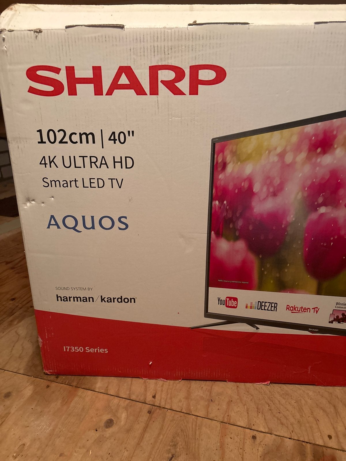 Sharp LC40UI7352E Aquos 40 inch 4K Ultra HD Smart LED TV, LED, Verzenden, 50 Hz, Nieuw