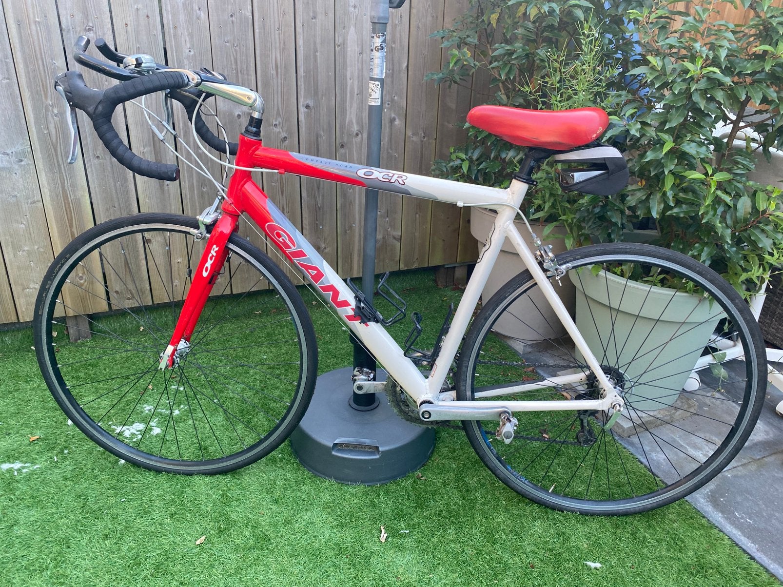 Giant OCR Racefiets - Framemaat L (56 cm), Fietsen en Brommers, Ophalen, Gebruikt, Velgrem, Aluminium