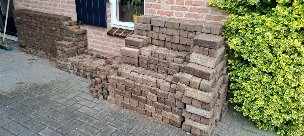 Stenen, Tuin en Terras, Tegels en Klinkers, Ophalen, Gebruikt, Beton, Klinkers