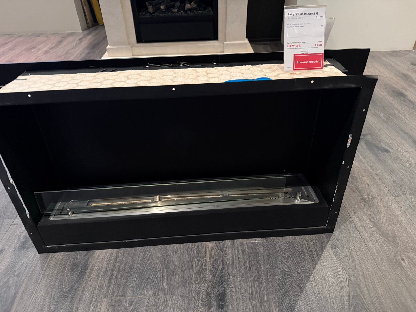 Ruby Fires Inbouwhaard XL Bio Ethanol Showmodel, Ruby fires, Overige soorten, Ophalen of Verzenden, Zo goed als nieuw