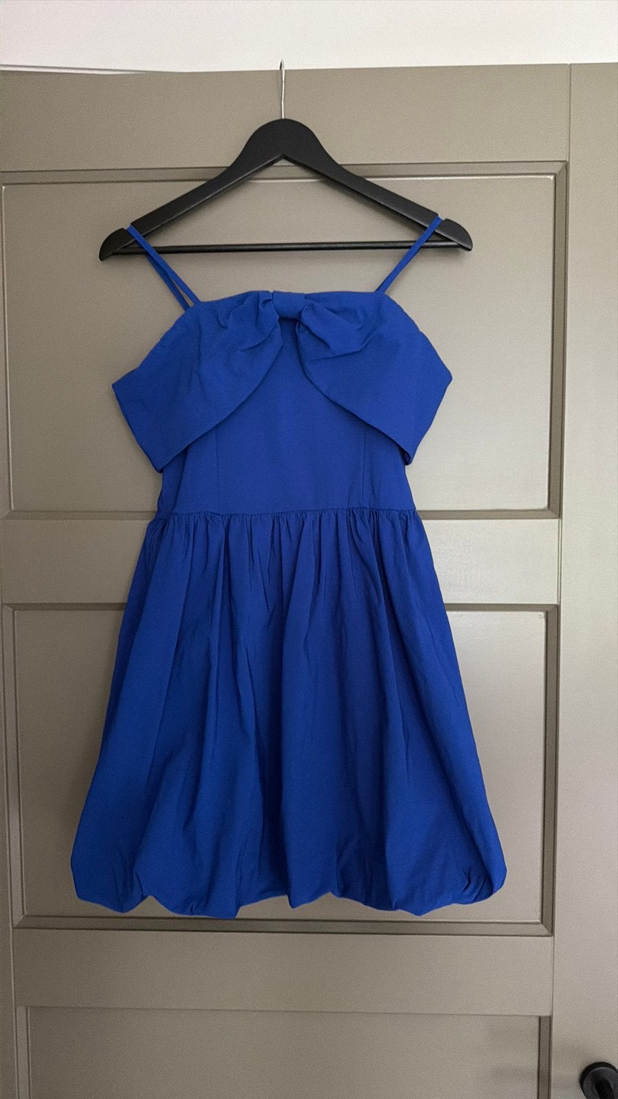 Jurkje Lipsy kobaltblauw mt 164 off shoulder, Ophalen of Verzenden, Zo goed als nieuw, Meisje, Jurk of Rok