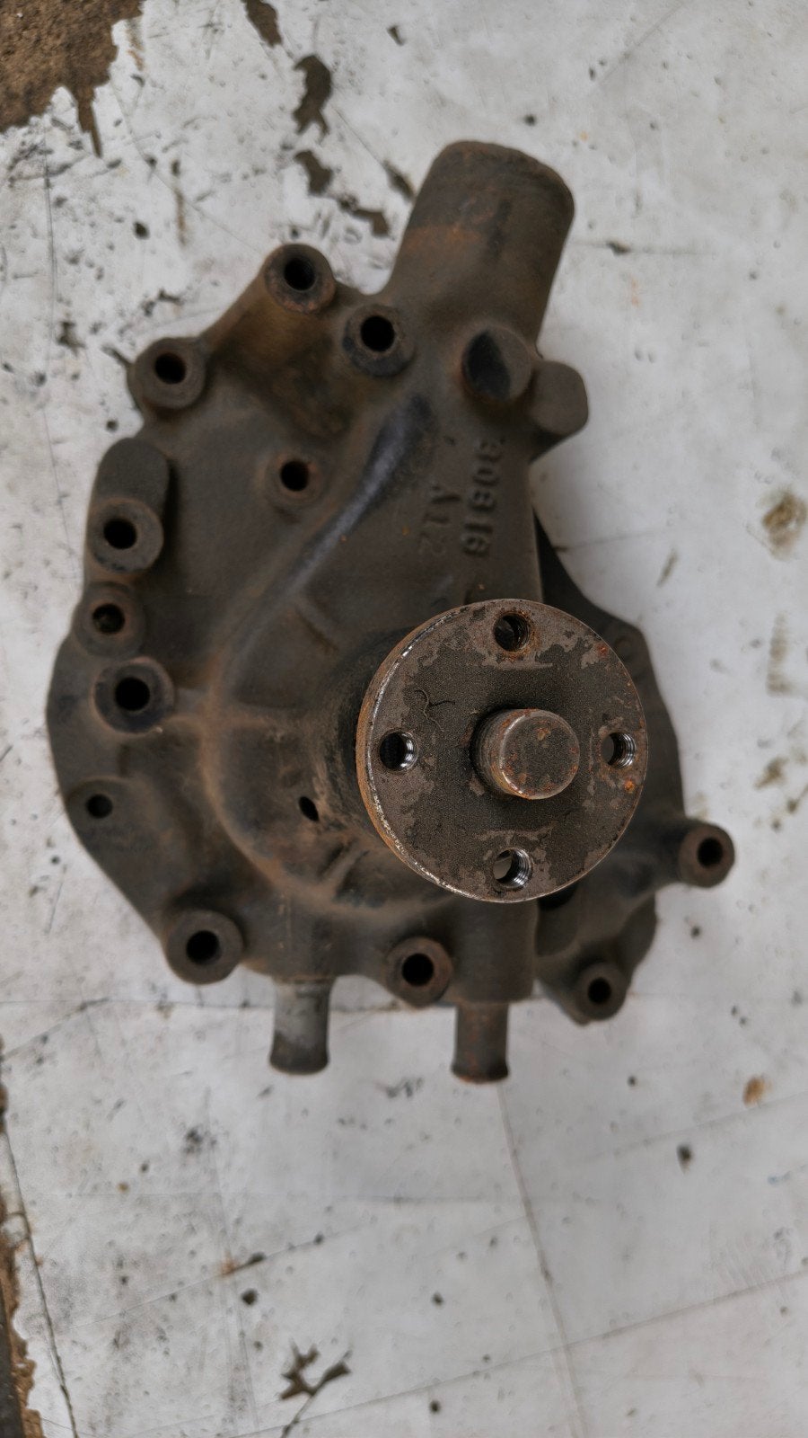 Gebruikte waterpomp Ford 351W (past ook op 302/289), Auto-onderdelen, Ophalen of Verzenden, Ford