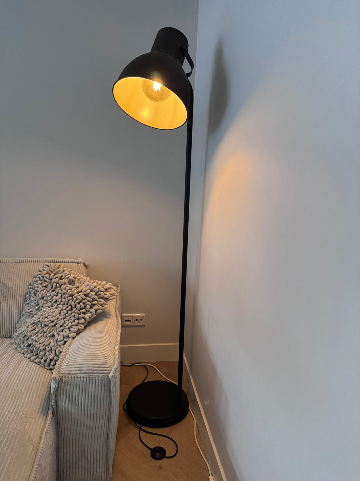Staande verstelbare hanglamp, Ophalen, Zo goed als nieuw