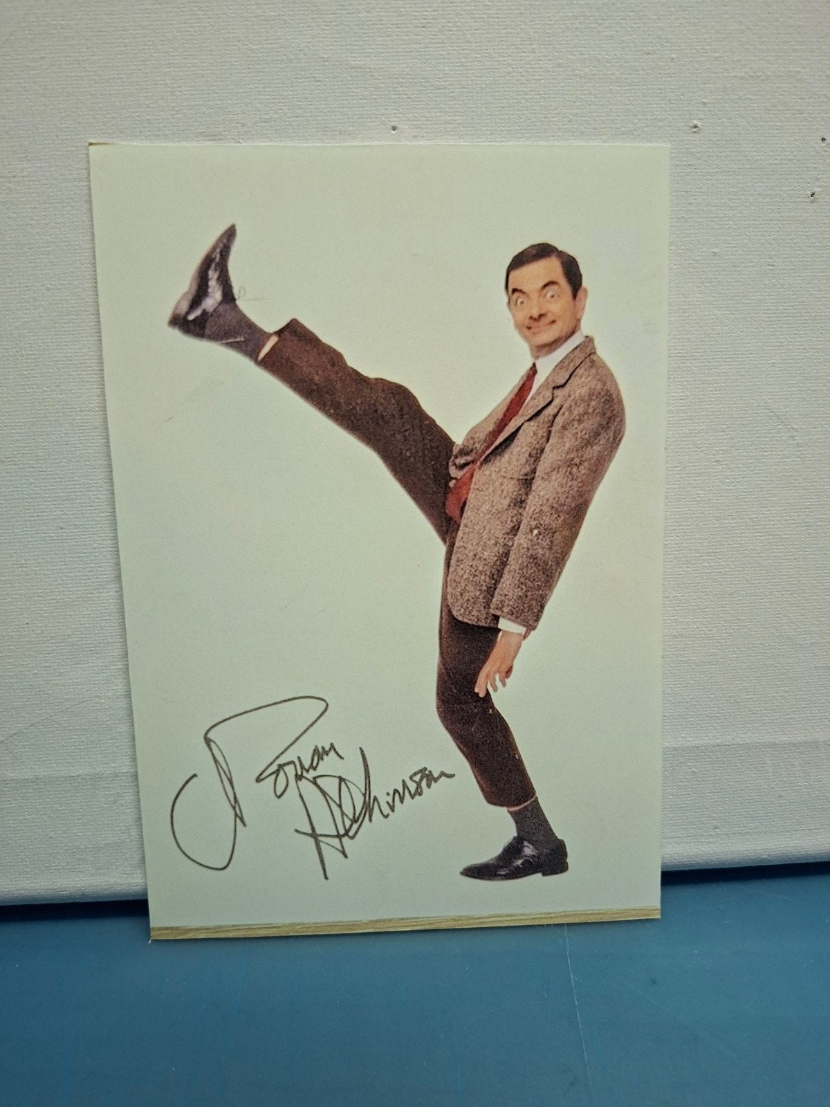 MR BEAN UK, Verzenden, Nieuw, Foto of Kaart, Gesigneerd