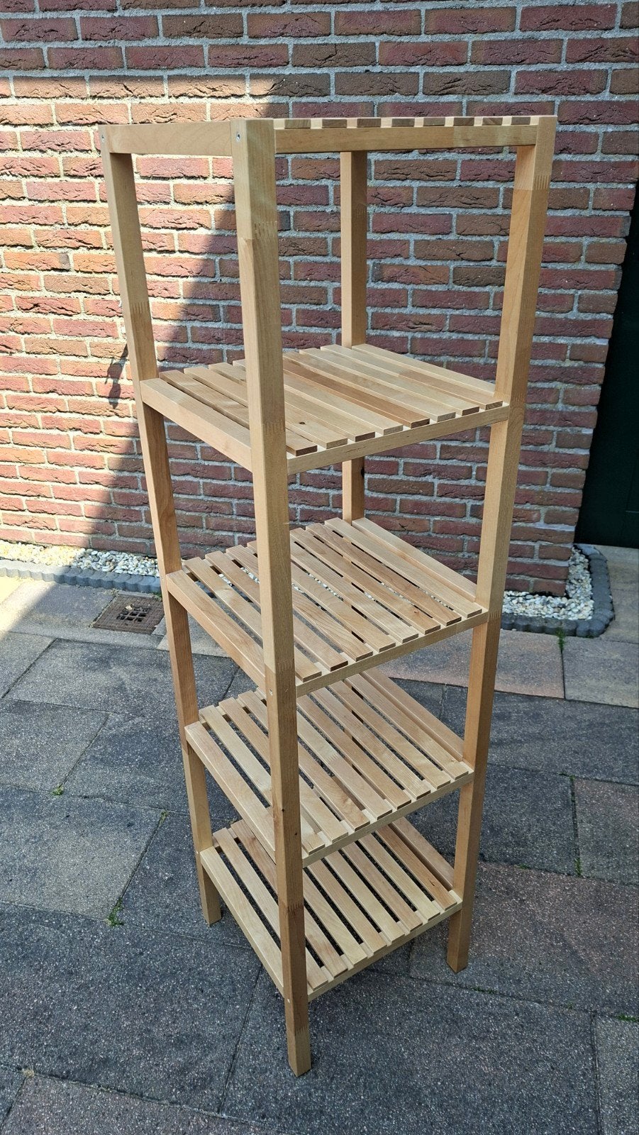Houten rek met 5 etages, Ophalen, Gebruikt
