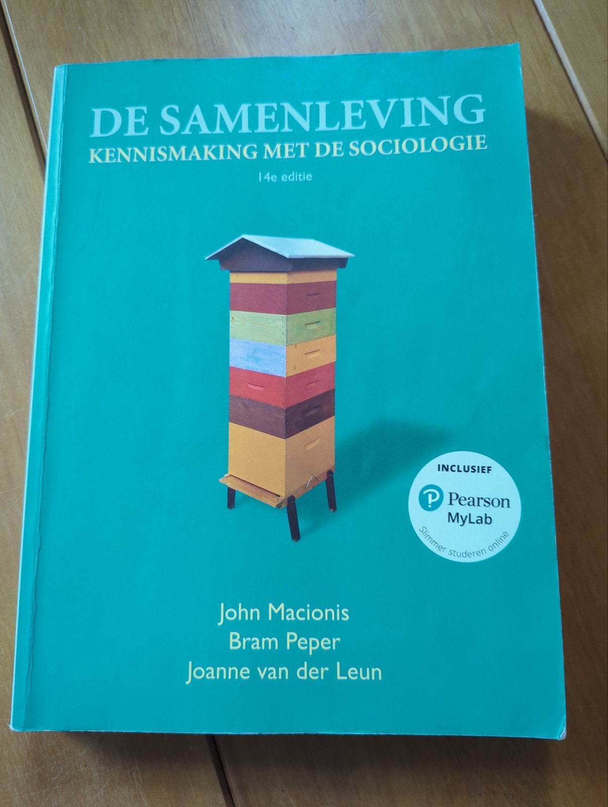 De Samenleving: Kennismaking met Sociologie (14e editie), Zo goed als nieuw, Gamma, John Macionis, Bram Peper, Joanne van der Leun