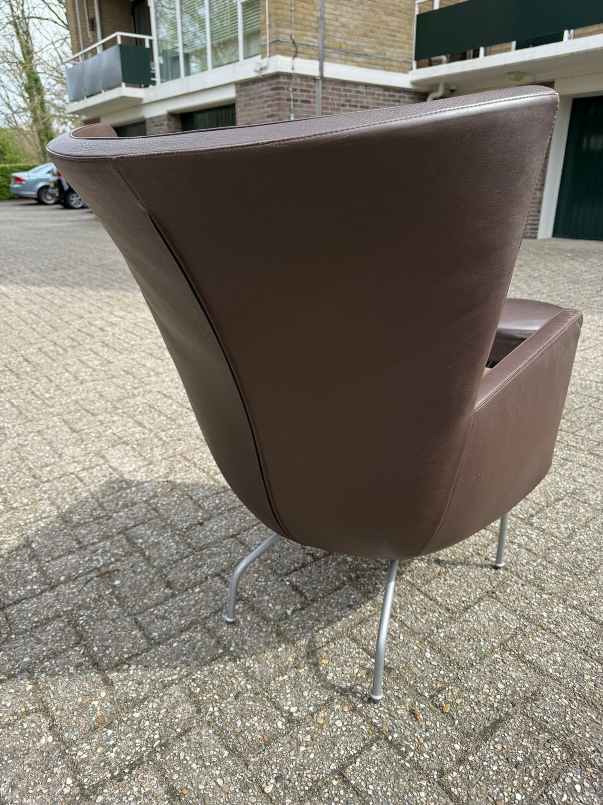Montis Windy fauteuil, Ophalen, Gebruikt, 50 tot 75 cm, Leer