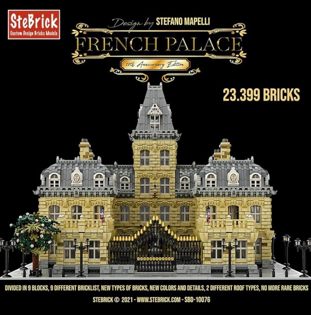 Lego French Palace MOC Stebrickable - 23.399 onderdelen, Kinderen en Baby's, Speelgoed | Bouwstenen, Gebruikt, Ophalen of Verzenden