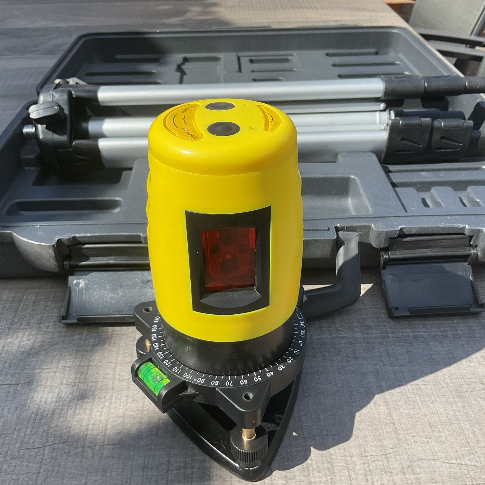Topcraft Laserwaterpas TCLL-AUTO/2006 met statief, Ophalen, Gebruikt, Overige meters