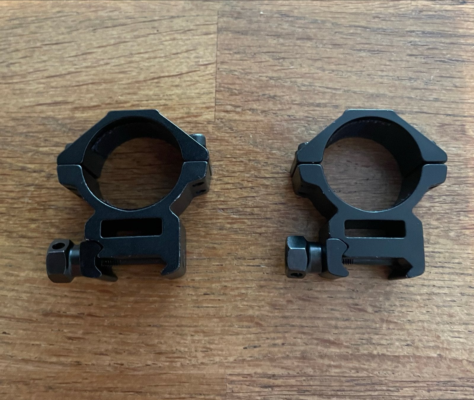 Set van 2 richtkijker montageringen 30mm, Sport en Fitness, Schietsport-accessoires, Ophalen of Verzenden, Zo goed als nieuw