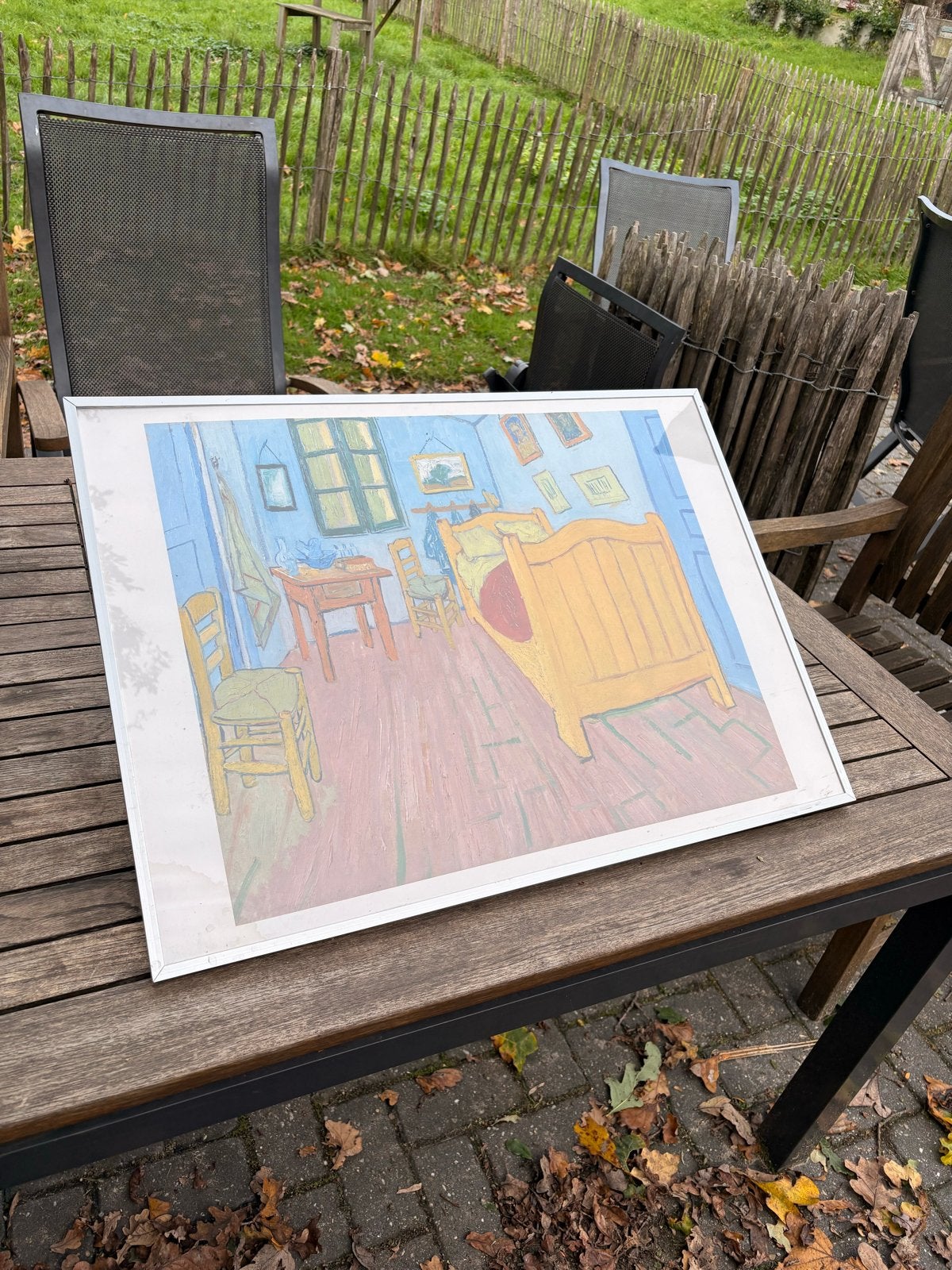 De Slaapkamer - Vincent van Gogh (ingelijste print), Ophalen, Expressionistisch, Print, Overige onderwerpen