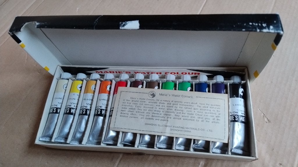 Marie's Water Colours - 12 tubes waterverf, Ophalen of Verzenden, Zo goed als nieuw, Waterverf